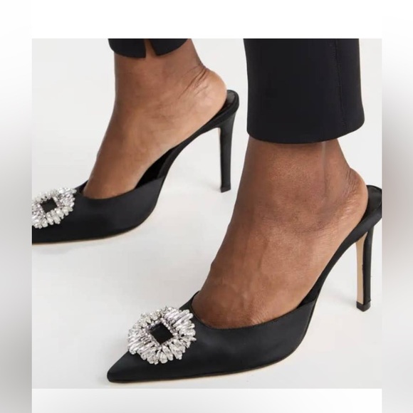 Good American- CINDER-F*CKING-RELLA JEWELED MULE size 9.5 - Picture 6 of 6